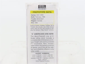 Z Scale Micro-Trains MTL 13627-2 PGE Pacific Great Eastern 50' Box Car #4521
