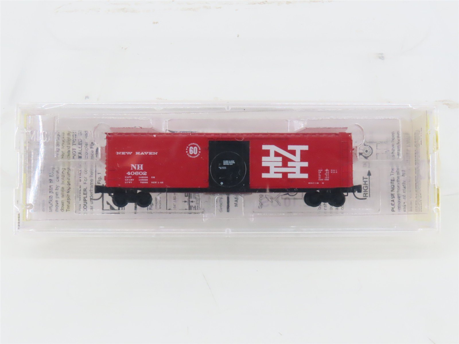 Z Scale Micro-Trains MTL 13628-2 NH New Haven 50' Box Car #40602 - SEALED
