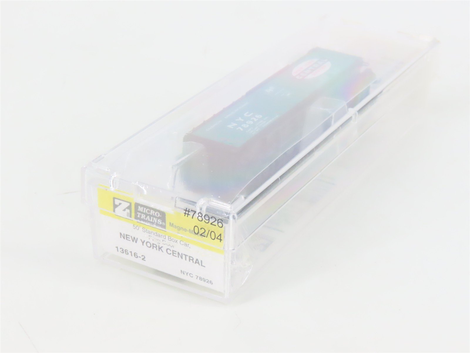 Z Scale Micro-Trains MTL 13616-2 NYC New York Central 50' Box Car #78926 SEALED