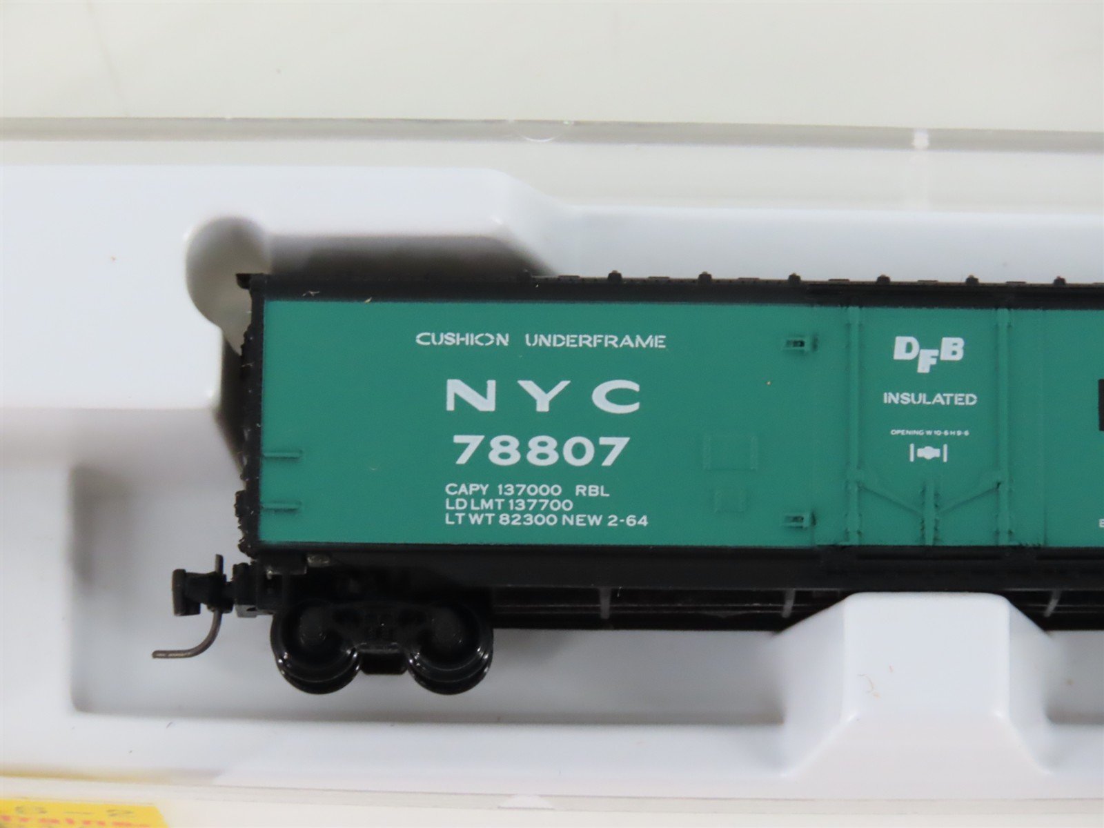 Z Scale Micro-Trains MTL 13616-2 NYC New York Central 50' Box Car #78807