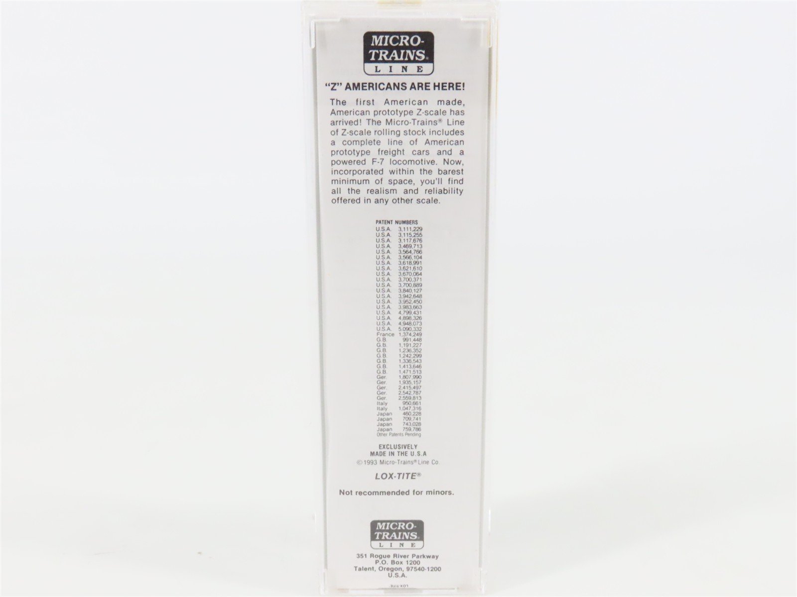 Z Scale Micro-Trains MTL 13616-2 NYC New York Central 50' Box Car #78807