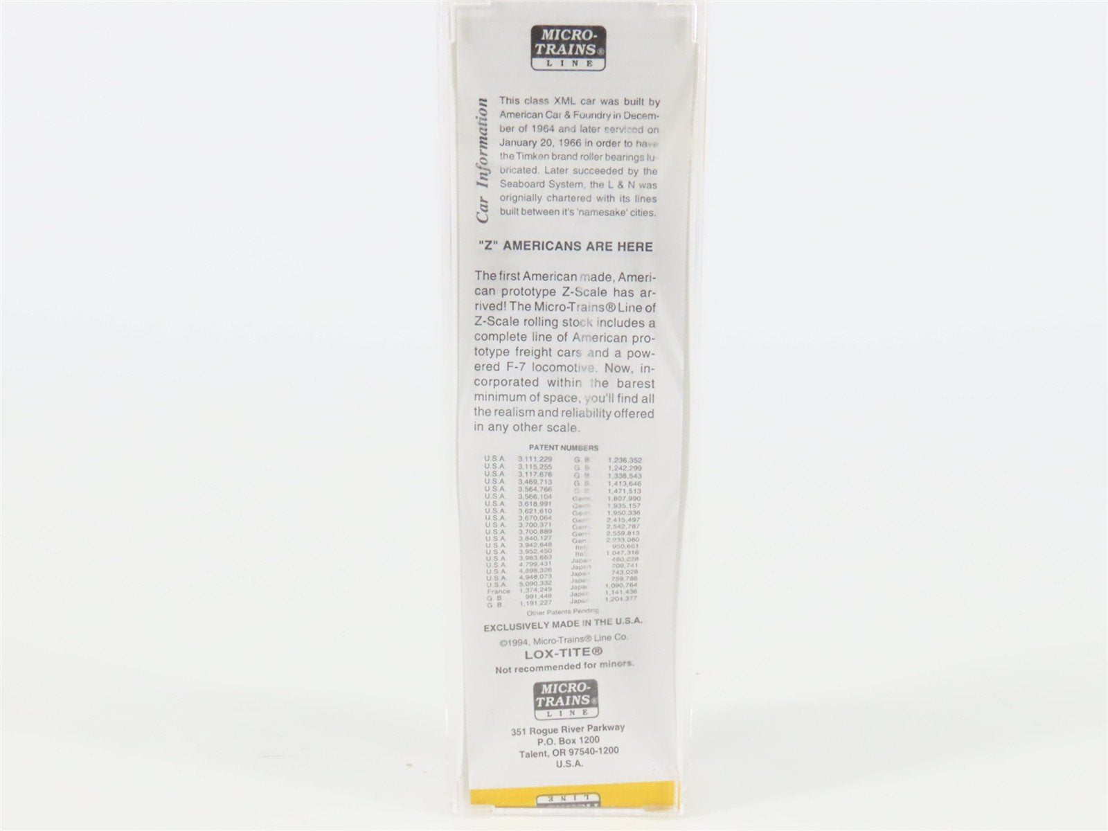 Z Scale Micro-Trains MTL 13617-2 L&N Louisville & Nashville 50' Box Car #103783