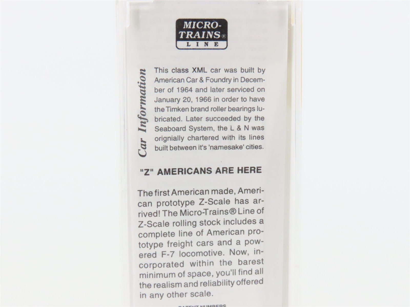 Z Scale Micro-Trains MTL 13617-2 L&N Louisville & Nashville 50' Box Car #103783