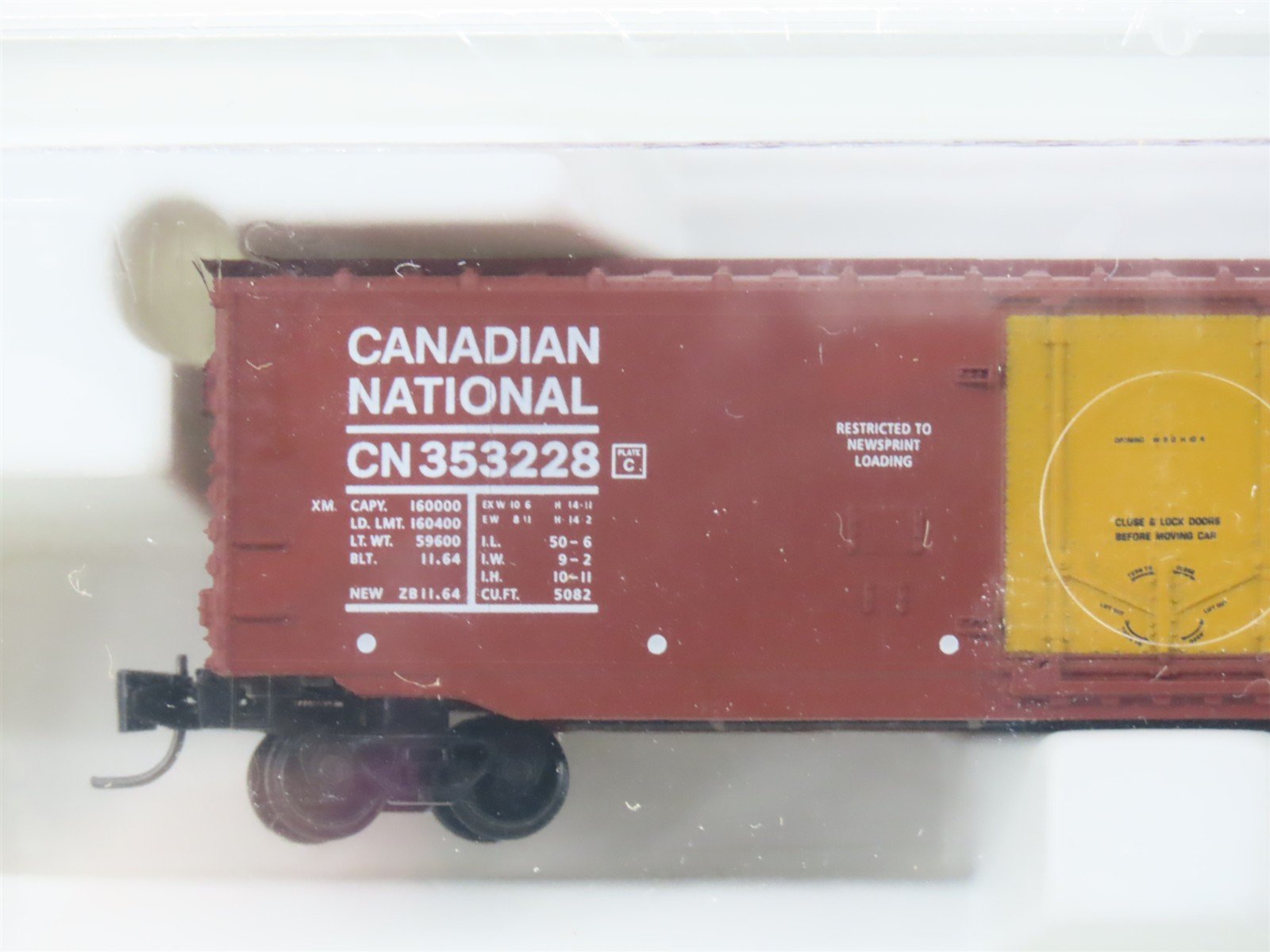 Z Scale Micro-Trains MTL 13624-2 CN Canadian National 50' Box Car #353228 SEALED