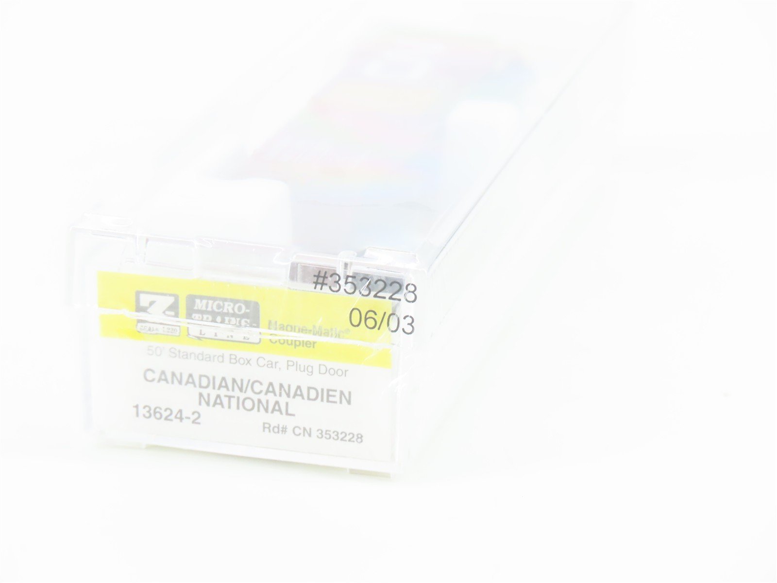 Z Scale Micro-Trains MTL 13624-2 CN Canadian National 50' Box Car #353228 SEALED