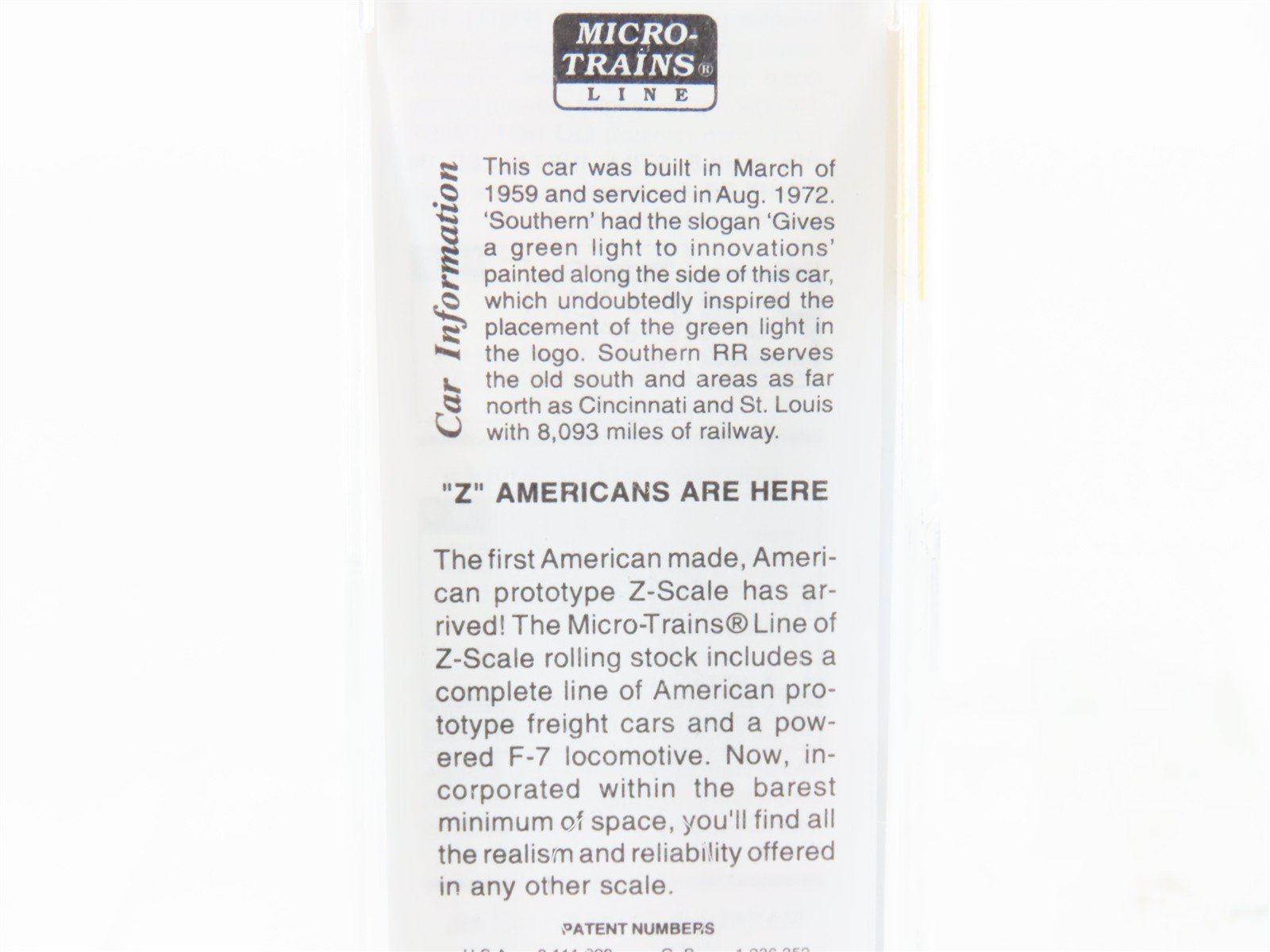 Z Micro-Trains MTL 13618-2 Southern Railway 