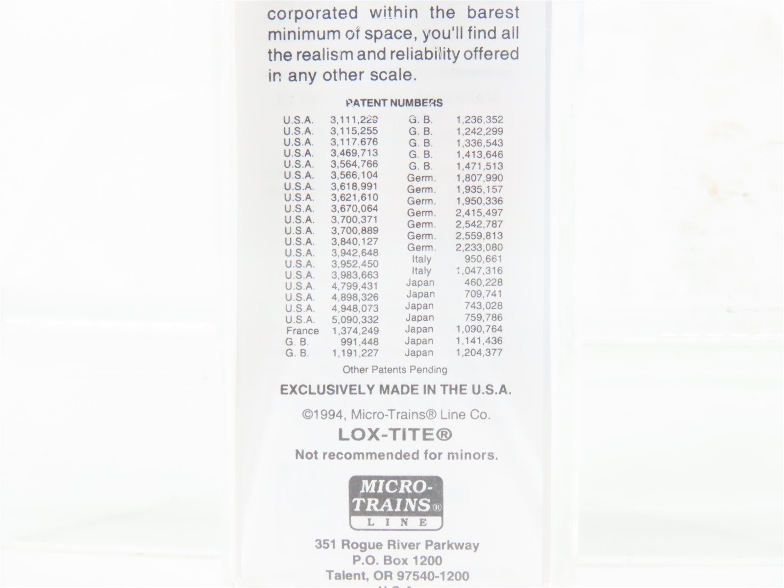 Z Micro-Trains MTL 13618-2 Southern Railway 