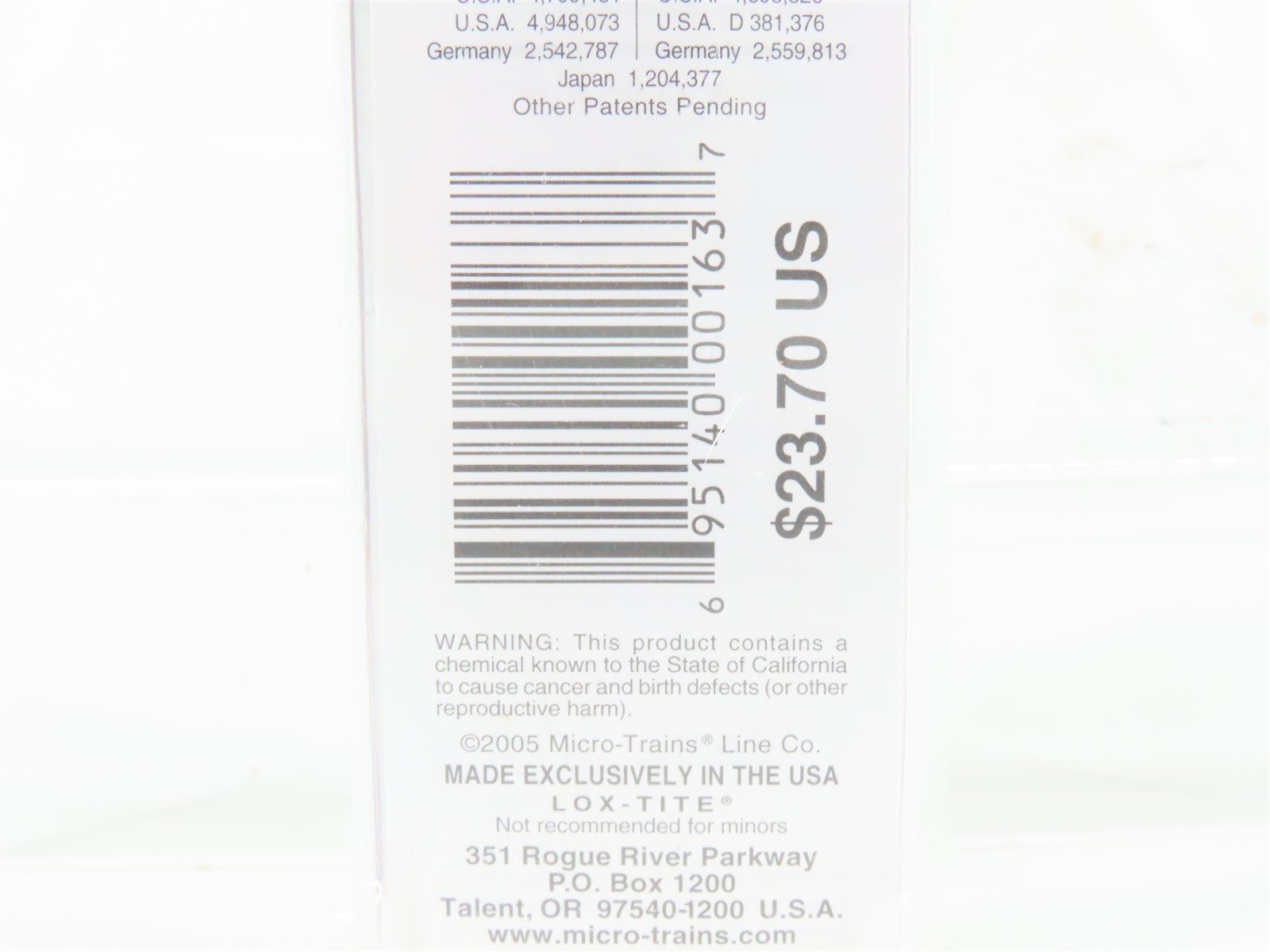 Z Scale Micro-Trains MTL 50700310 SBX Smokey Bear Forest Fire Prevention Boxcar