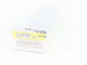 Z Scale Micro-Trains MTL 50700320 SBX Smokey Bear Forest Fire Prevention Boxcar