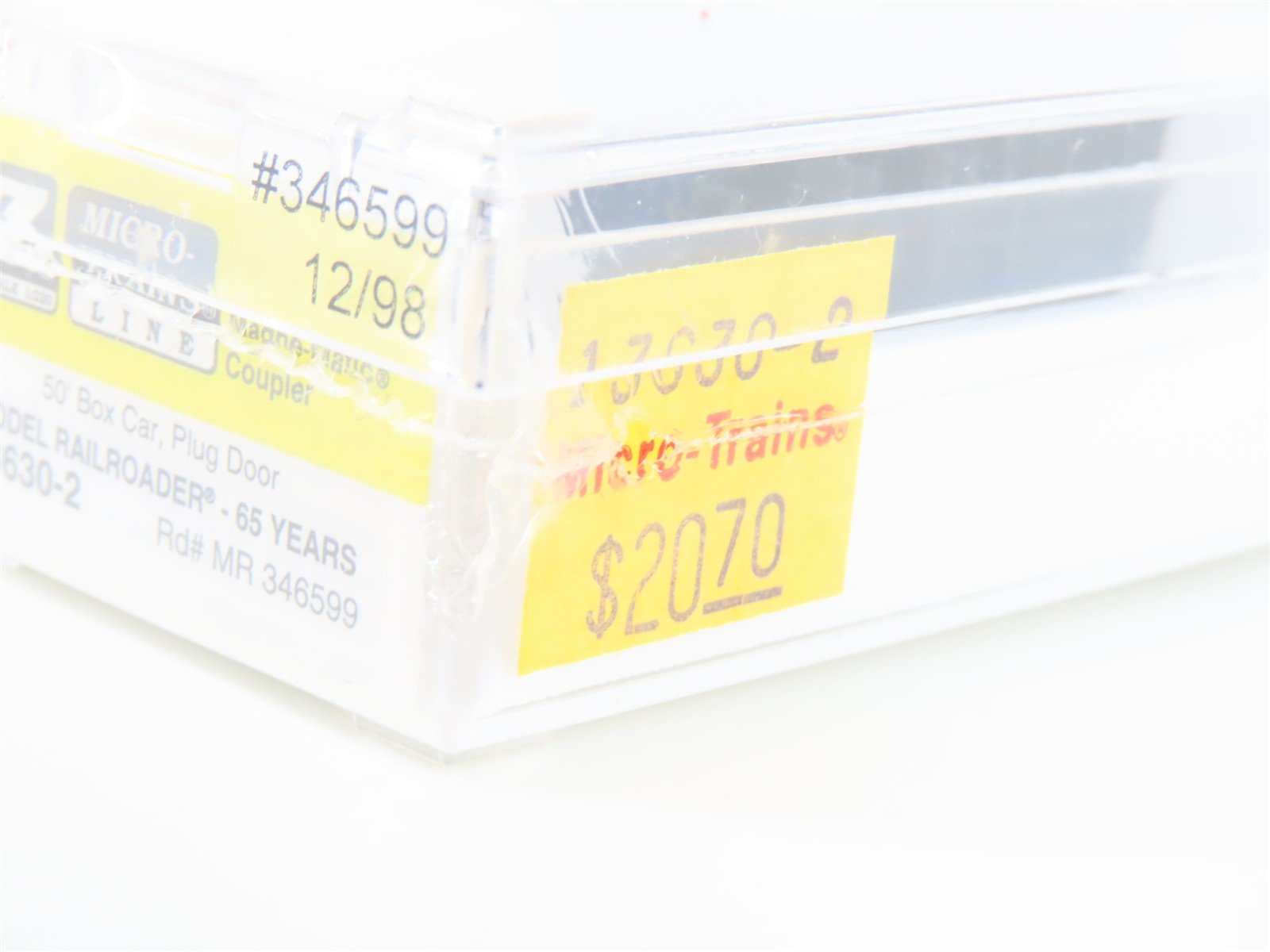 Z Scale Micro-Trains MTL 13630-2 MR Model Railroader 65 Years 50' Box Car 346599