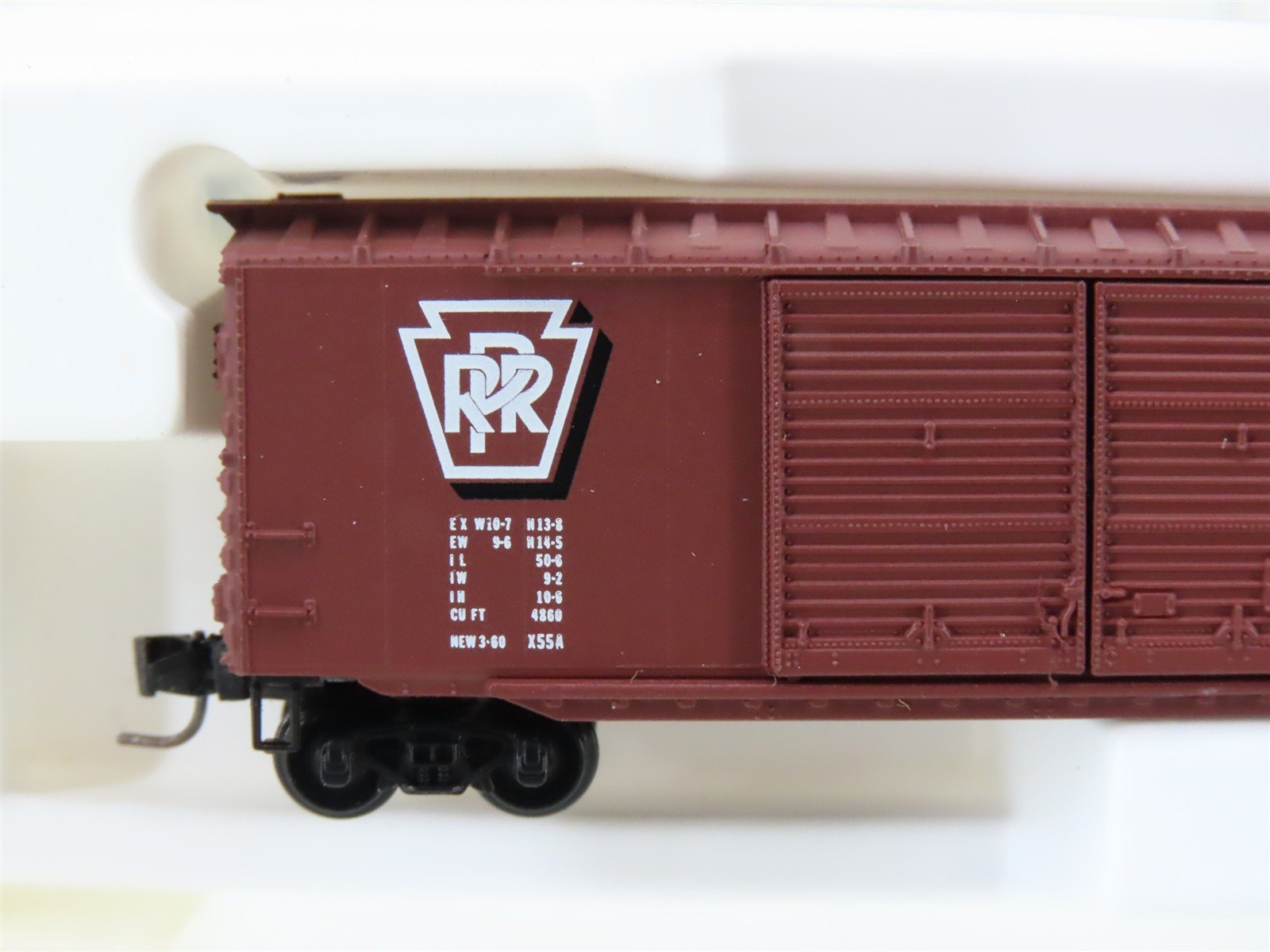 Z Scale Kadee Micro-Trains MTL 13701-2 PRR Pennsylvania 50' Box Car #32156