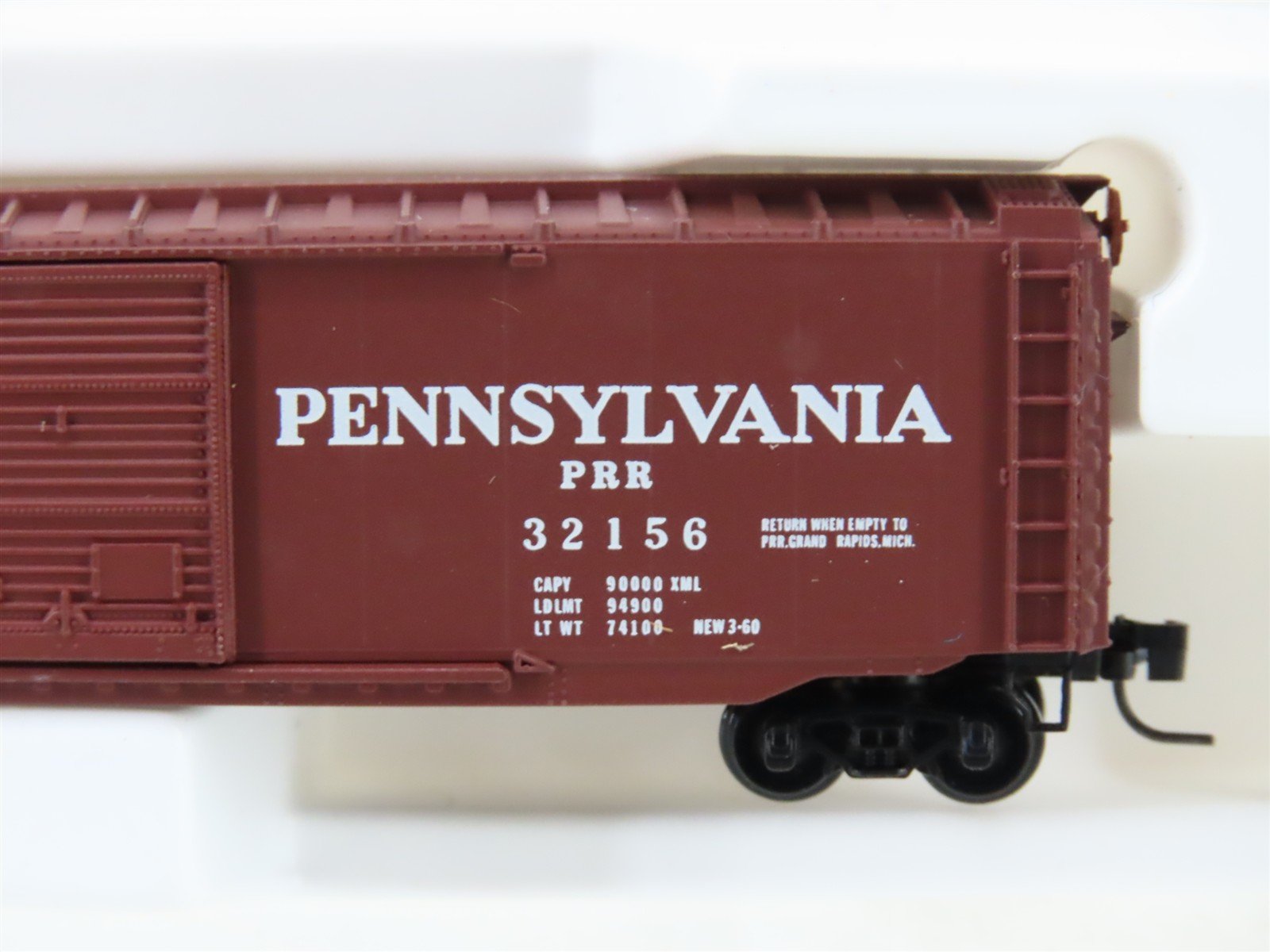 Z Scale Kadee Micro-Trains MTL 13701-2 PRR Pennsylvania 50' Box Car #32156
