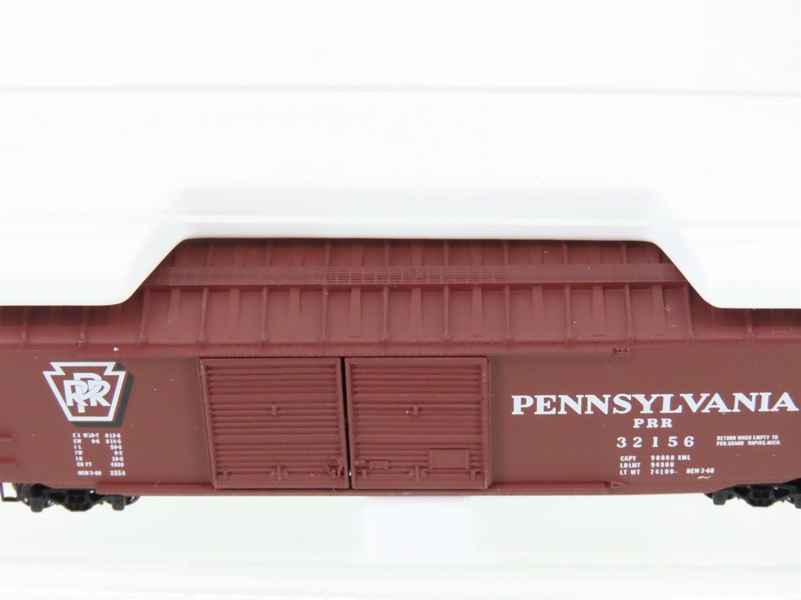 Z Scale Kadee Micro-Trains MTL 13701-2 PRR Pennsylvania 50' Box Car #32156