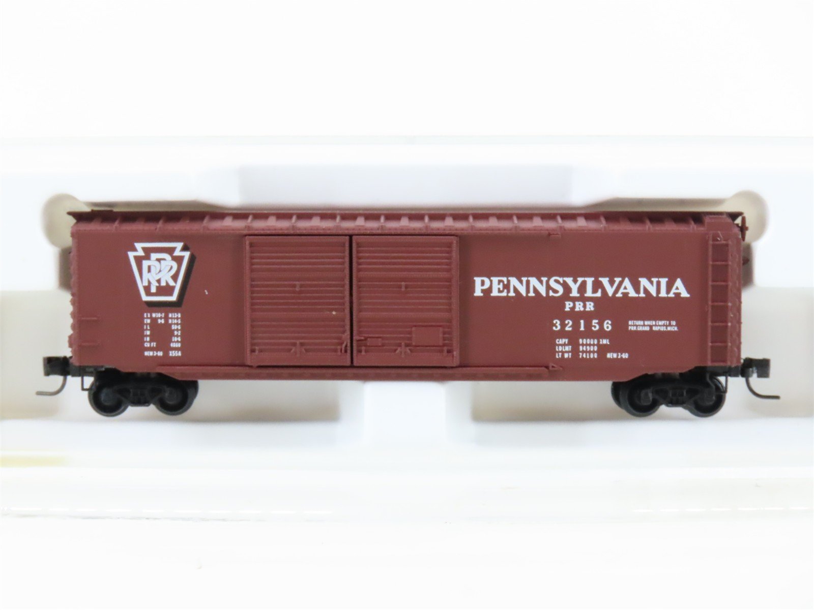 Z Scale Kadee Micro-Trains MTL 13701-2 PRR Pennsylvania 50' Box Car #32156