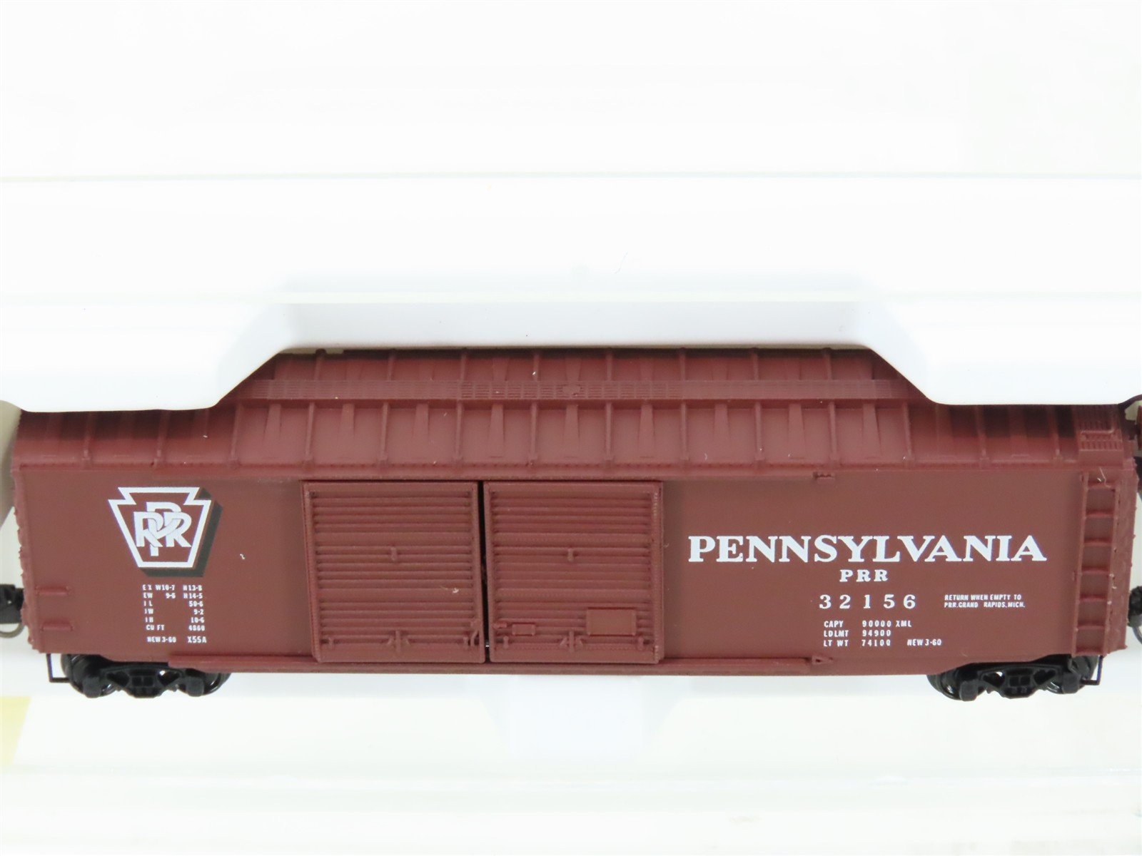 Z Scale Kadee Micro-Trains MTL 13701-2 PRR Pennsylvania 50' Box Car #32156