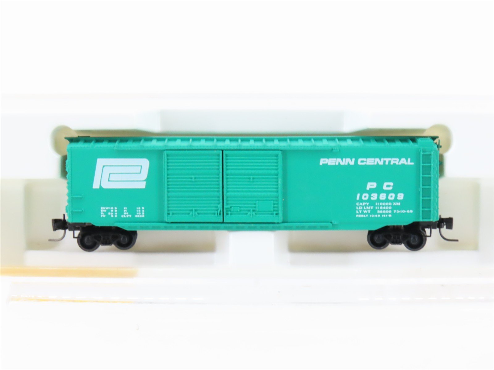 Z Scale Kadee Micro-Trains MTL 13702-2 PC Penn Central 50' Box Car #103609
