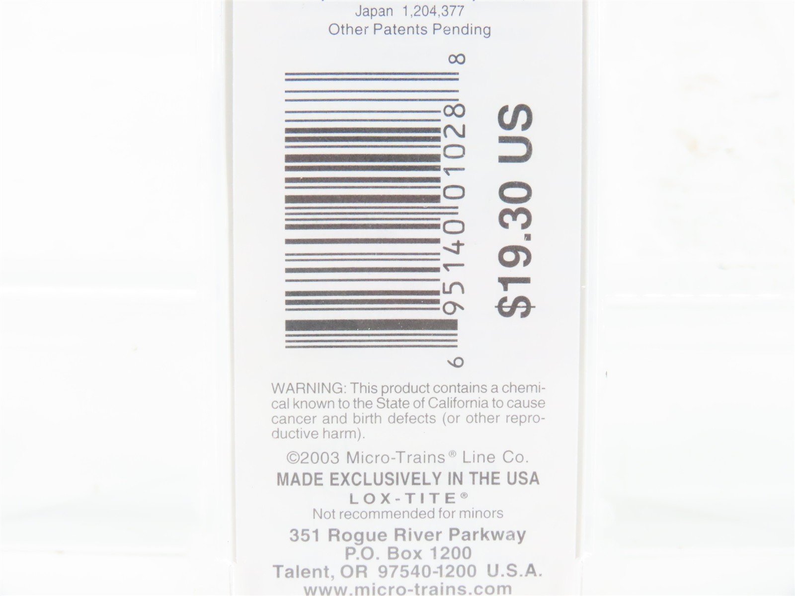 Z Scale Micro-Trains MTL 13703-2 N&W Norfolk & Western 50' Boxcar #285245 SEALED