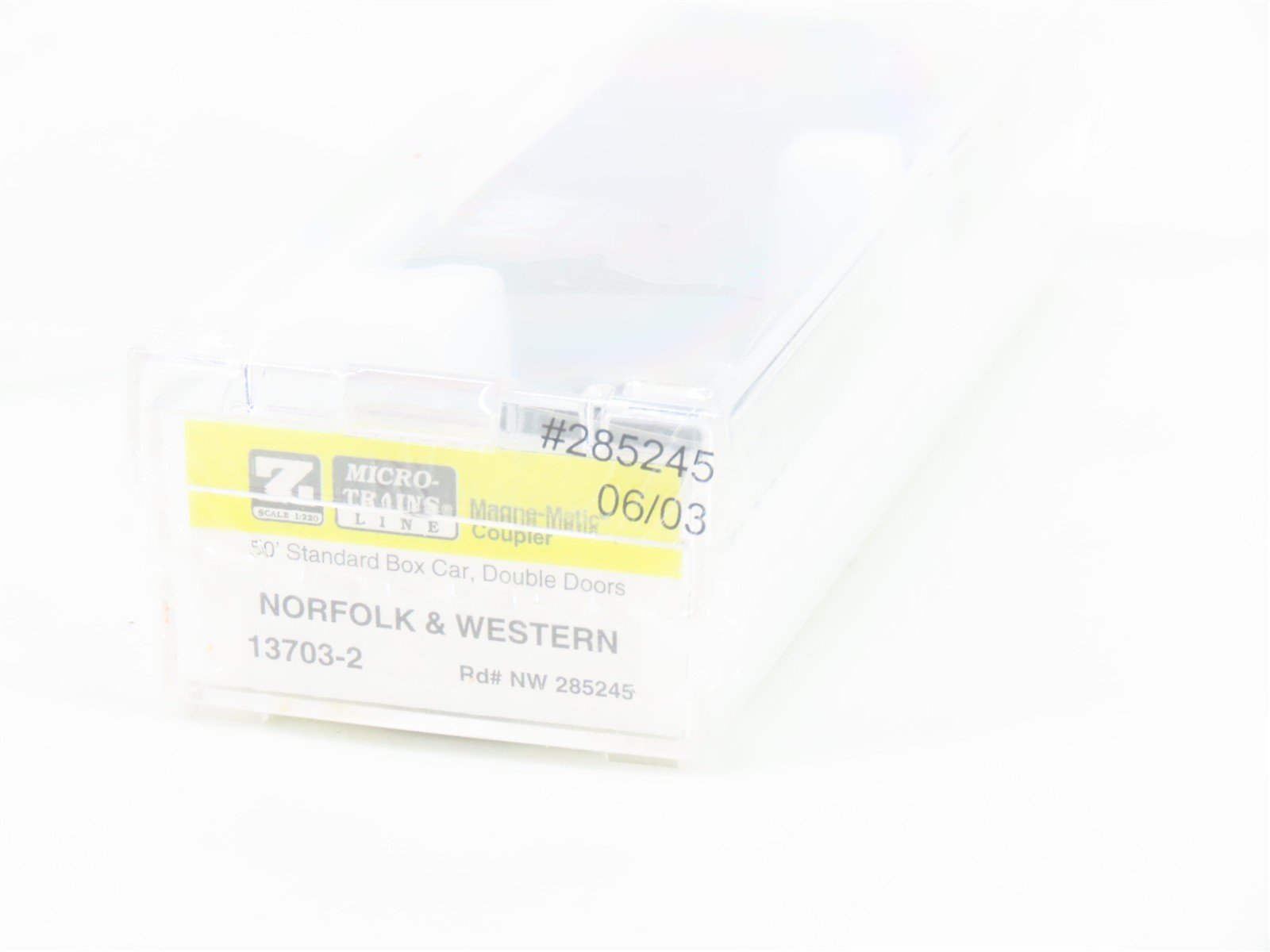 Z Scale Micro-Trains MTL 13703-2 N&W Norfolk & Western 50' Boxcar #285245 SEALED