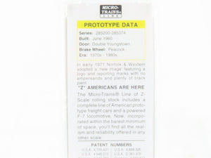 Z Scale Micro-Trains MTL 13703-2 N&W Norfolk & Western 50' Boxcar #285245 SEALED