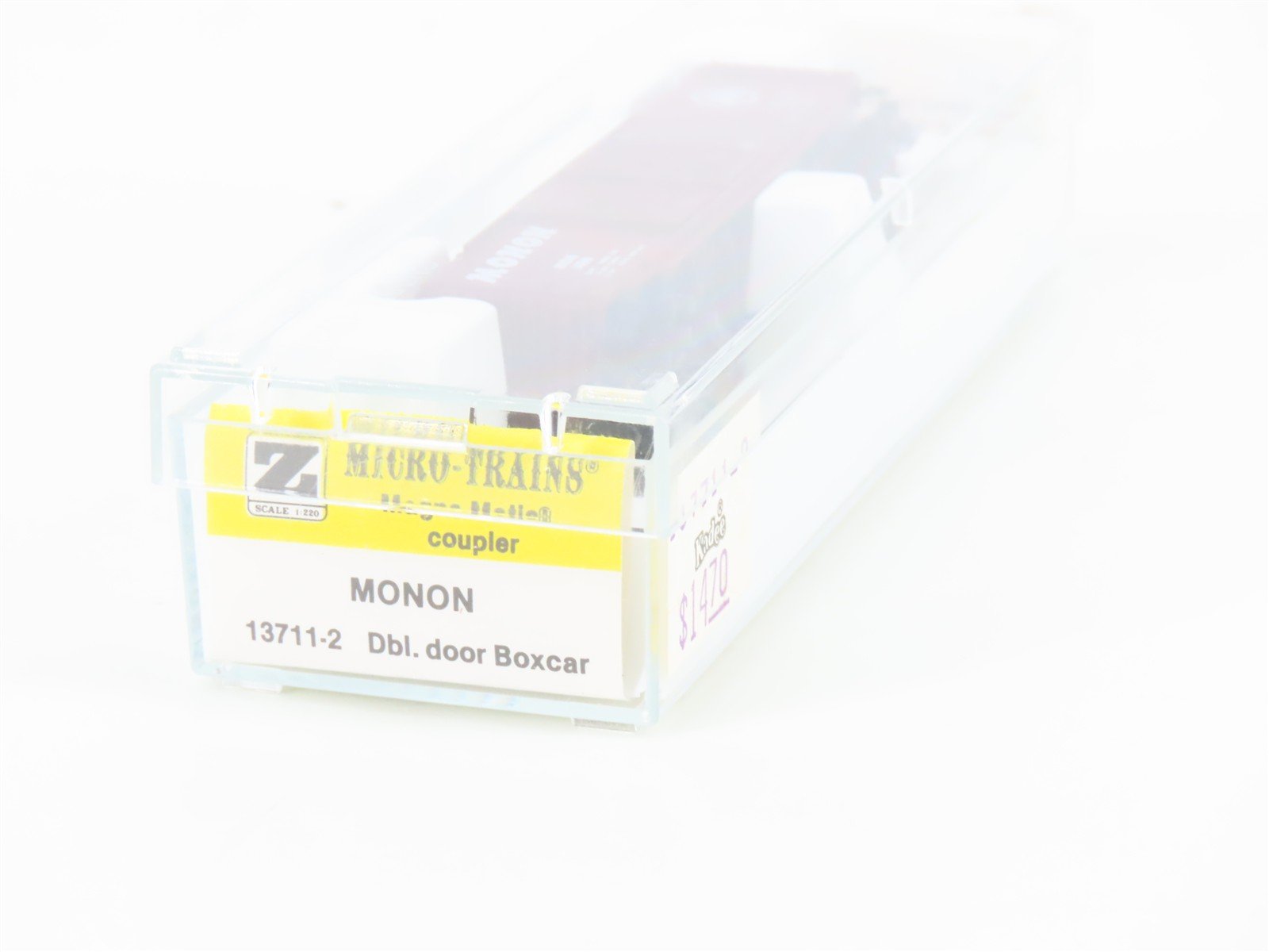 Z Scale Kadee Micro-Trains MTL 13711-2 MONON 50' Double Door Box Car #1499