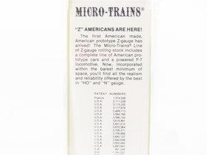 Z Scale Kadee Micro-Trains MTL 13711 MONON 50' Double Door Box Car #1499 SEALED