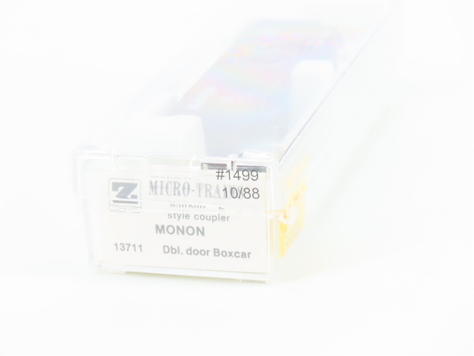 Z Scale Kadee Micro-Trains MTL 13711 MONON 50' Double Door Box Car #1499 SEALED