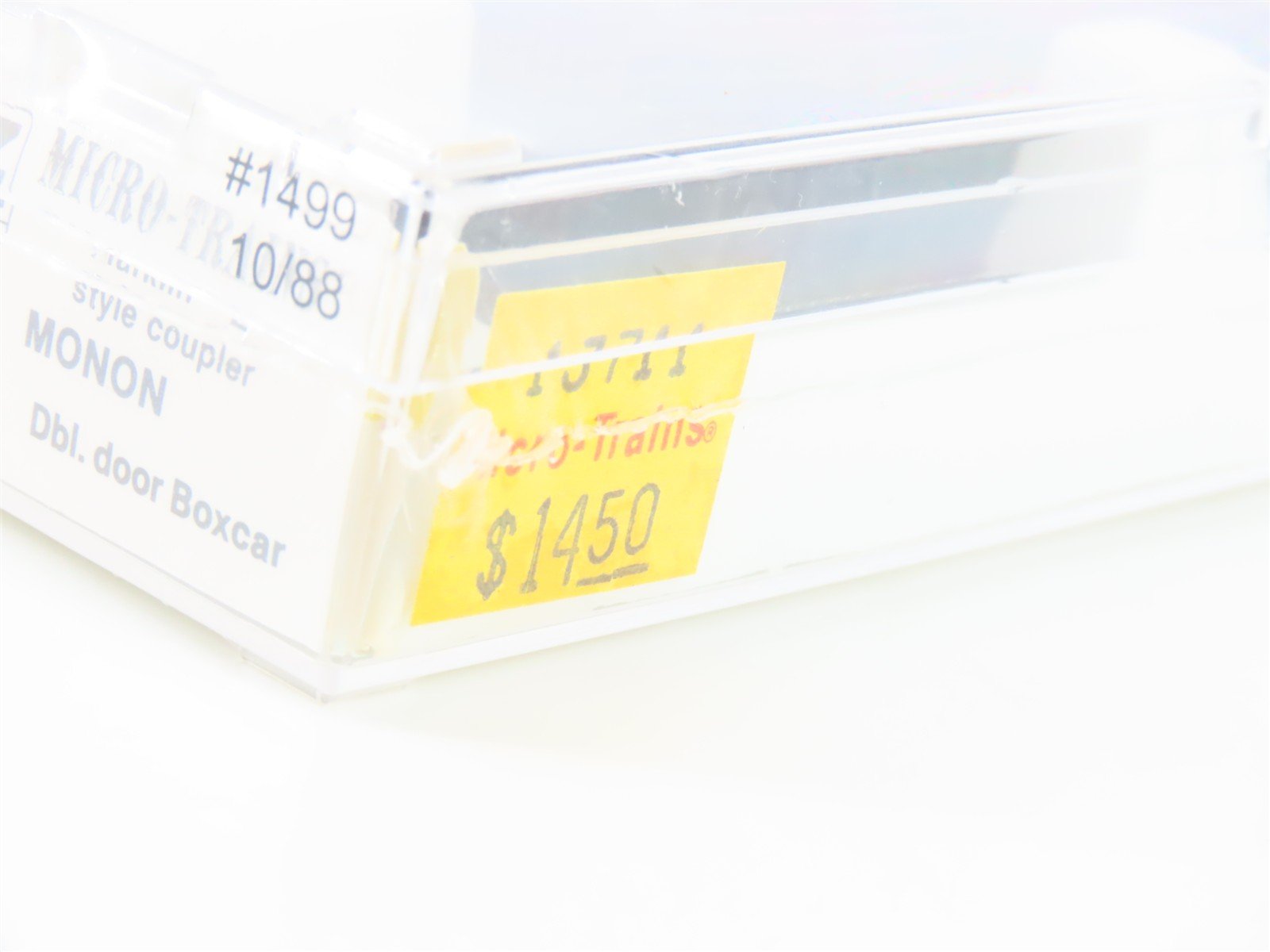 Z Scale Kadee Micro-Trains MTL 13711 MONON 50' Double Door Box Car #1499 SEALED