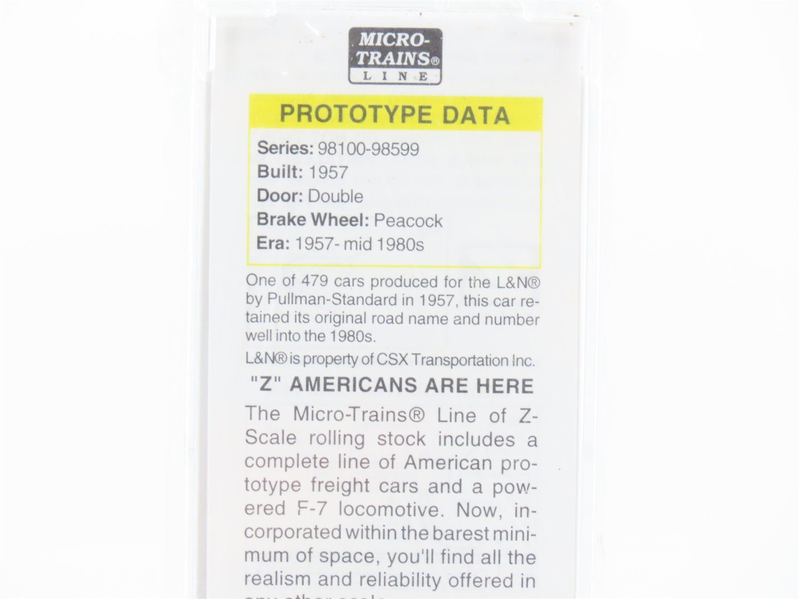 Z Scale Micro-Trains MTL 13705-2 L&N 