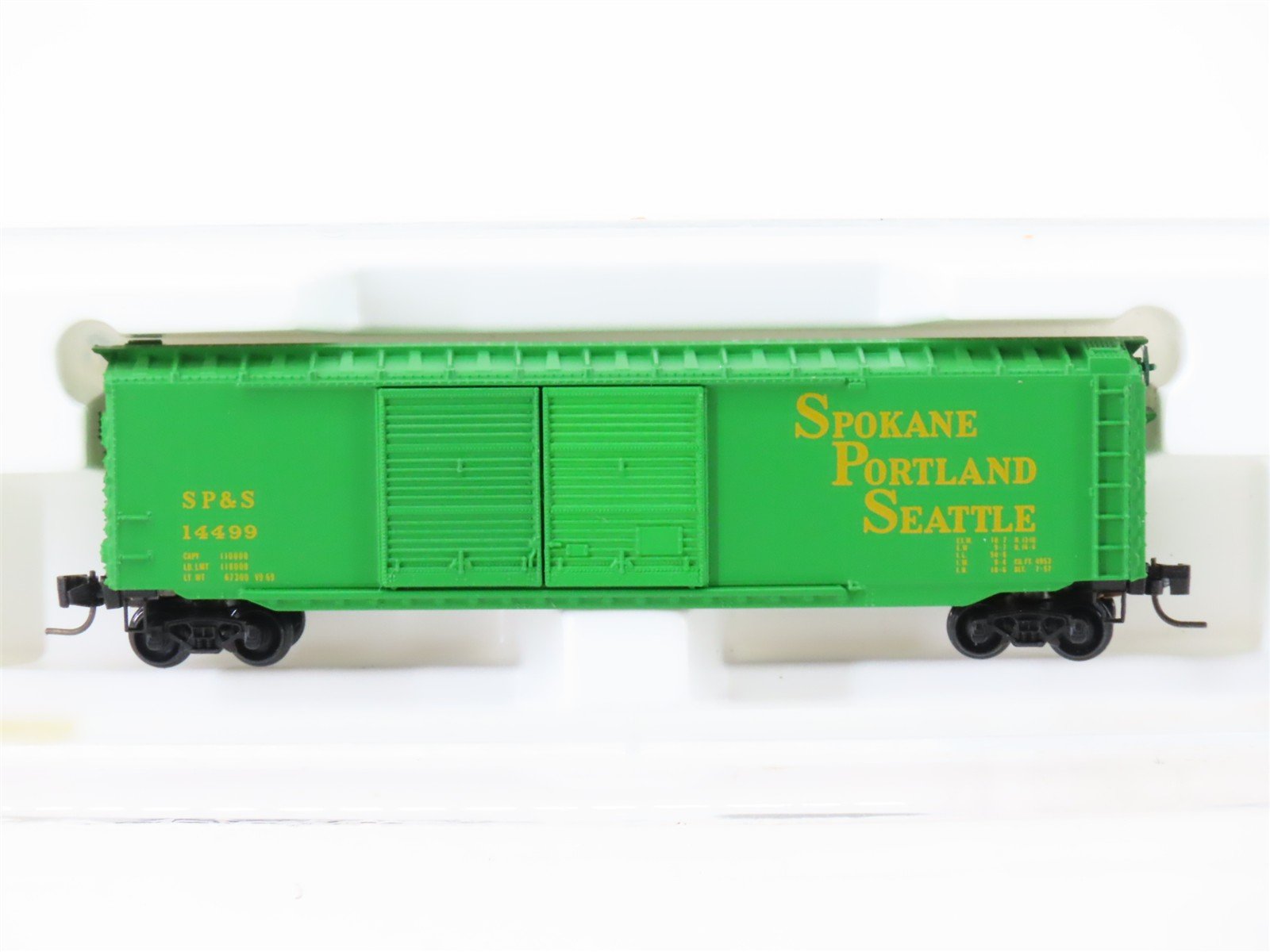 Z Scale Kadee Micro-Trains MTL 13707-2 SP&S 50' Double Door Box Car #14499