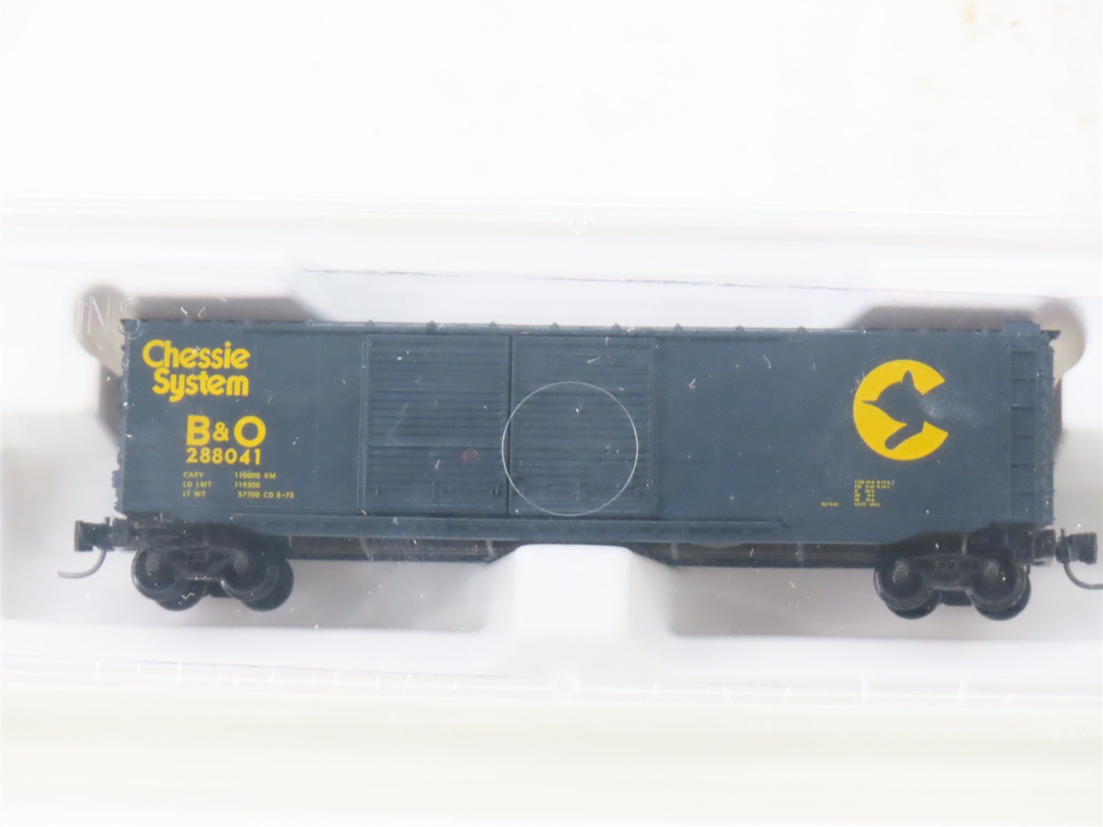 Z Scale Micro-Trains MTL 13706-2 B&O Chessie System 50' Box Car #288041 - SEALED