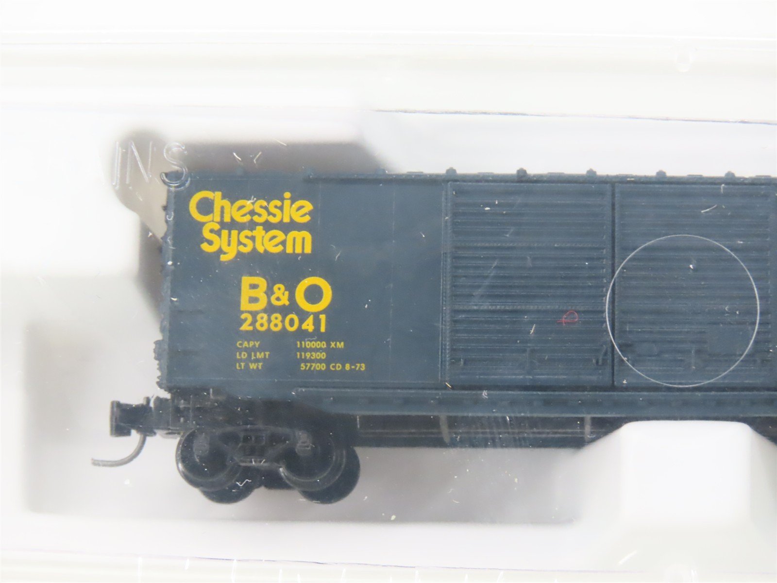 Z Scale Micro-Trains MTL 13706-2 B&O Chessie System 50' Box Car #288041 - SEALED