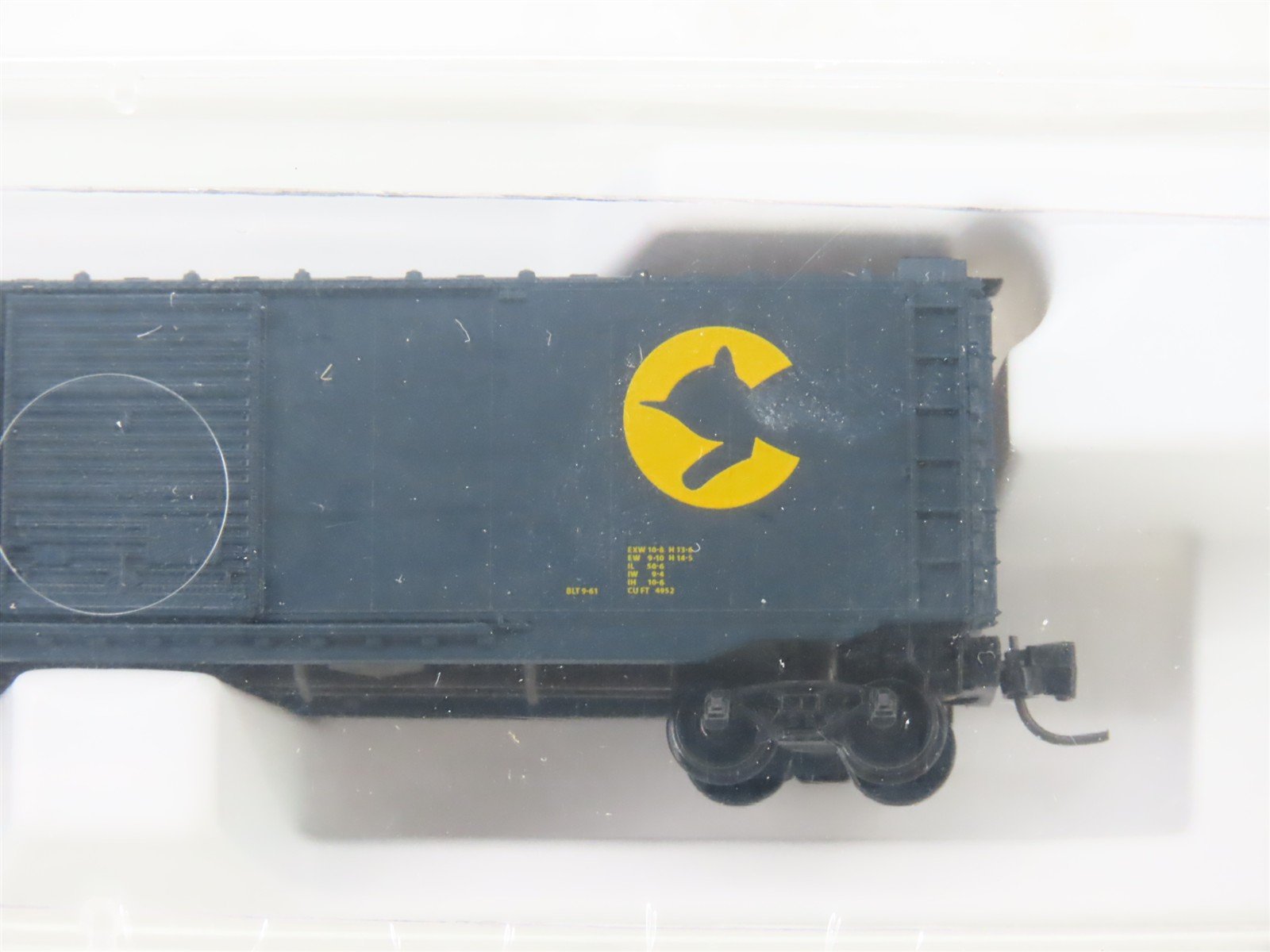 Z Scale Micro-Trains MTL 13706-2 B&O Chessie System 50' Box Car #288041 - SEALED