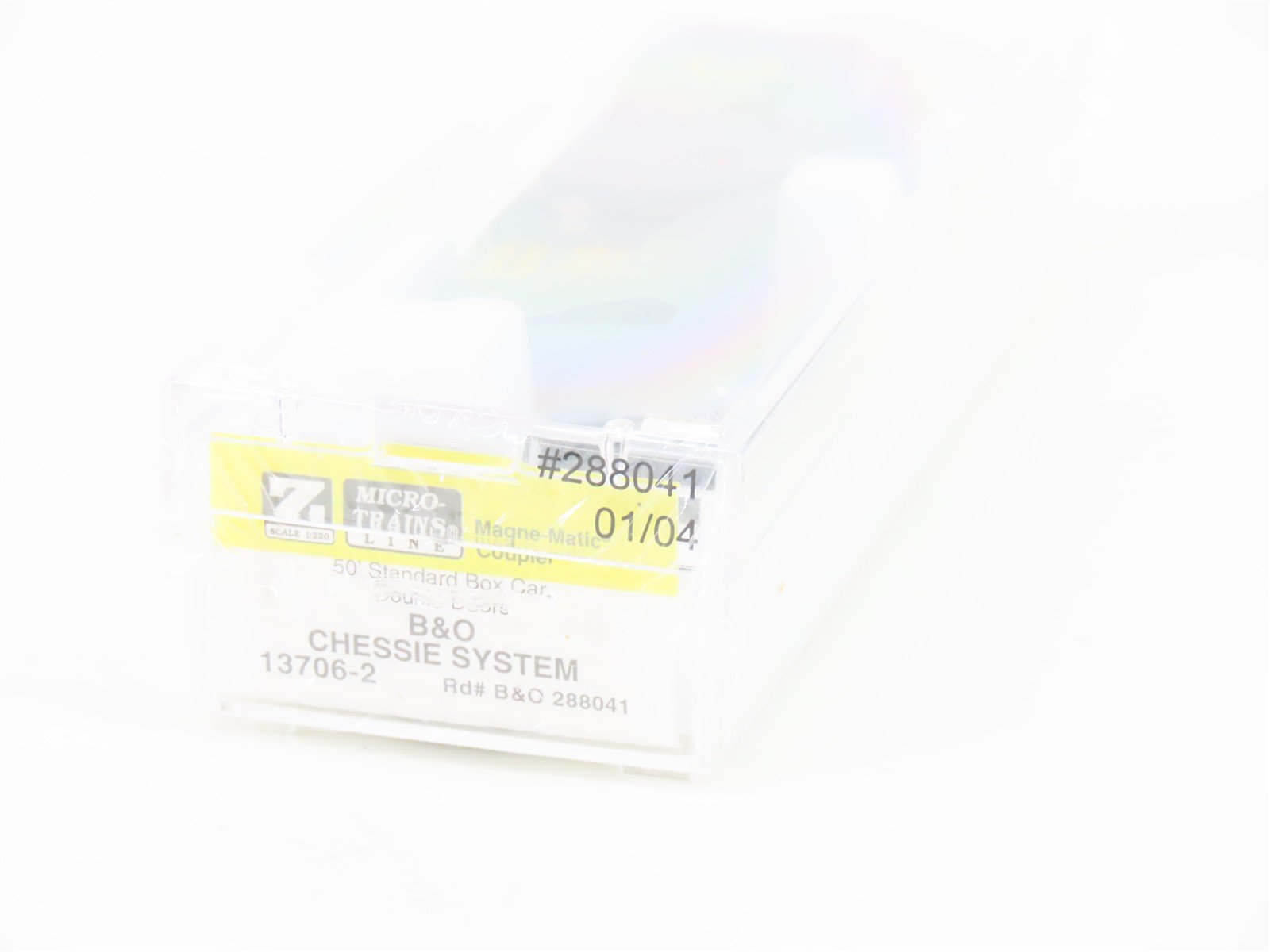 Z Scale Micro-Trains MTL 13706-2 B&O Chessie System 50' Box Car #288041 - SEALED