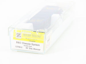 Z Scale Kadee Micro-Trains MTL 13706-2 B&O Chessie System 50' Box Car #288651