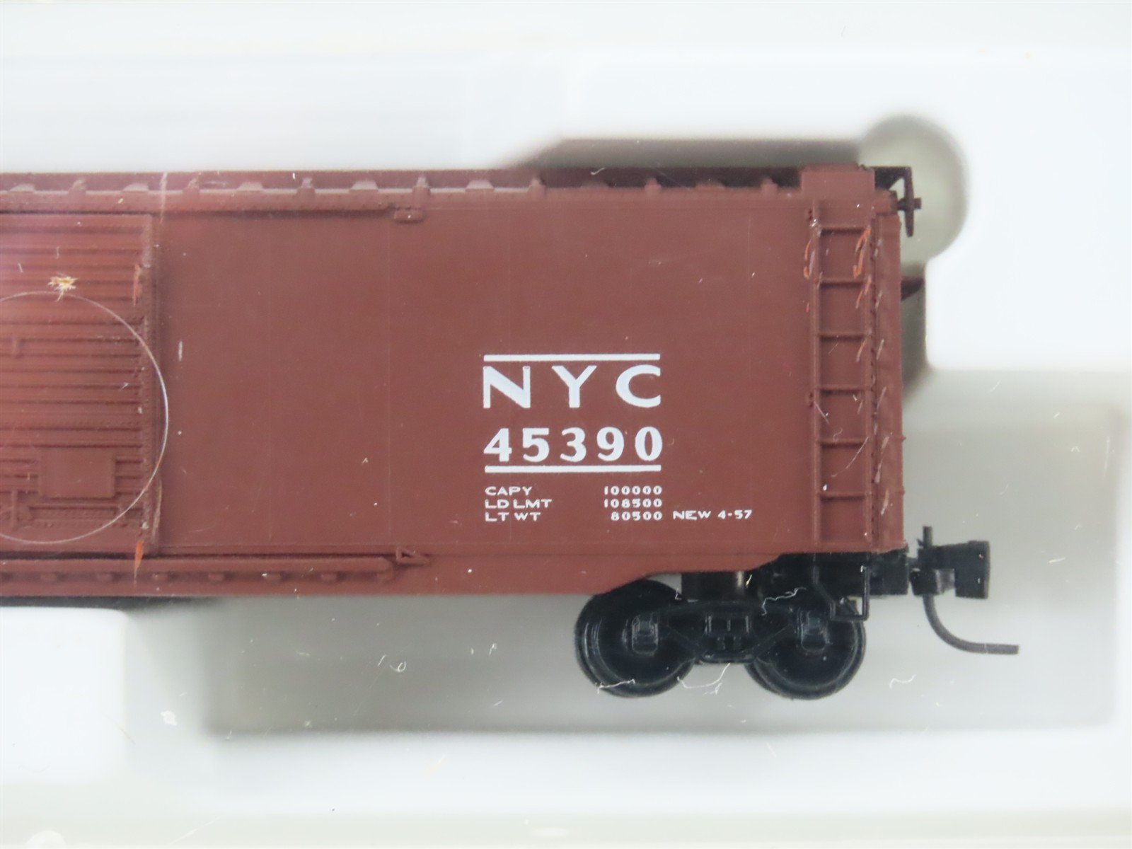 Z Scale Micro-Trains MTL 13716-2 NYC Early Bird 50' Box Car #45390 - SEALED