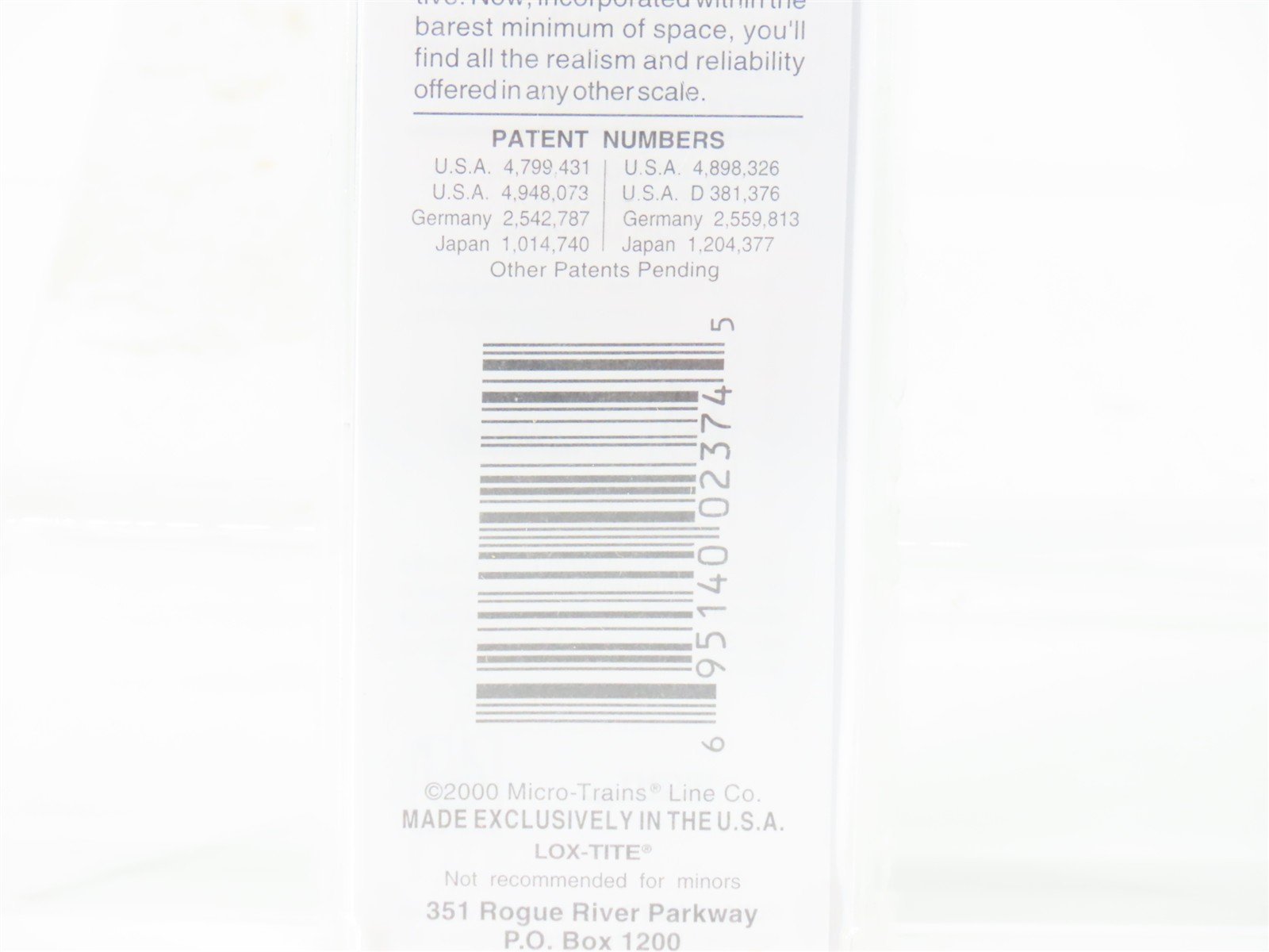 Z Scale Micro-Trains MTL 13719-2 ATSF 