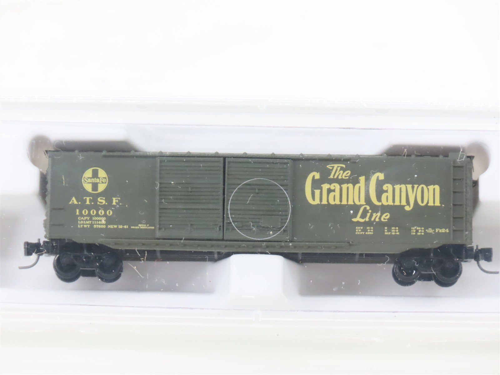 Z Scale Micro-Trains MTL 13720-2 ATSF "Grand Canyon" 50' Box Car #10000 - SEALED