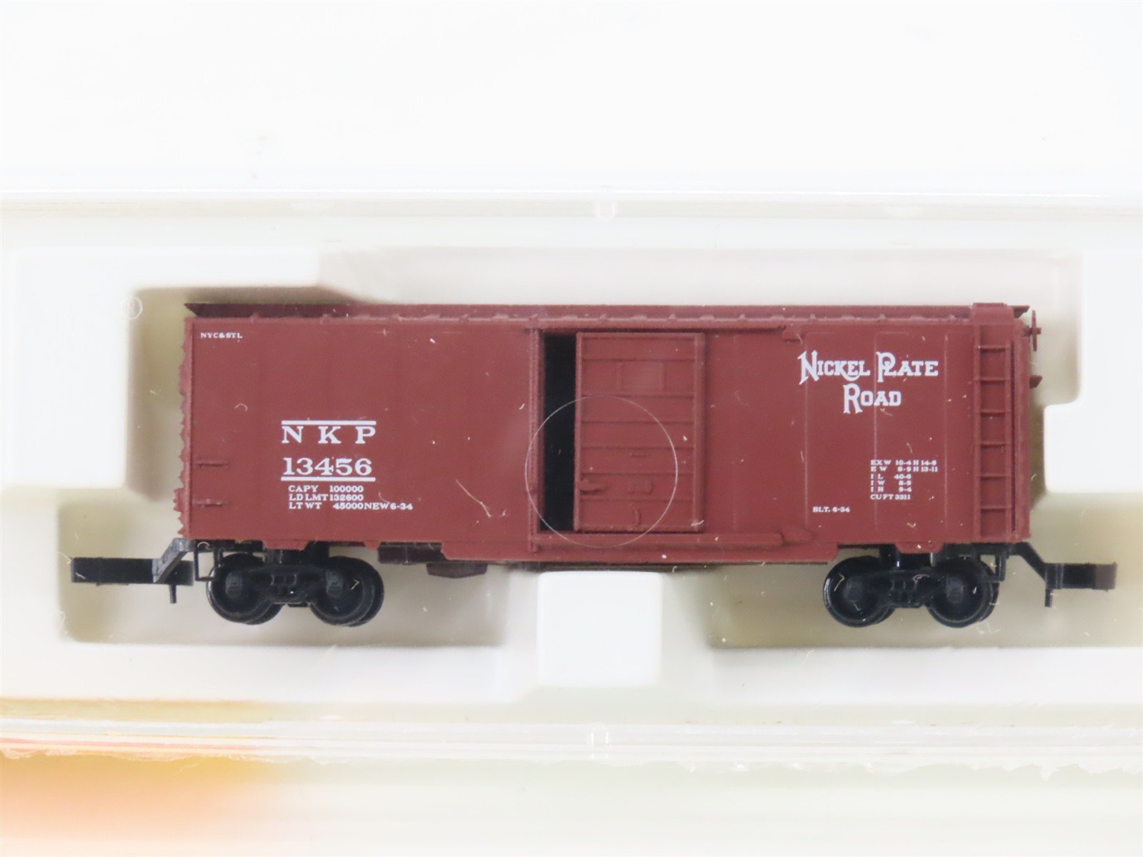 Z Scale Micro-Trains MTL 14123 NKP Nickel Plate Road 40' Box Car #13456 - SEALED