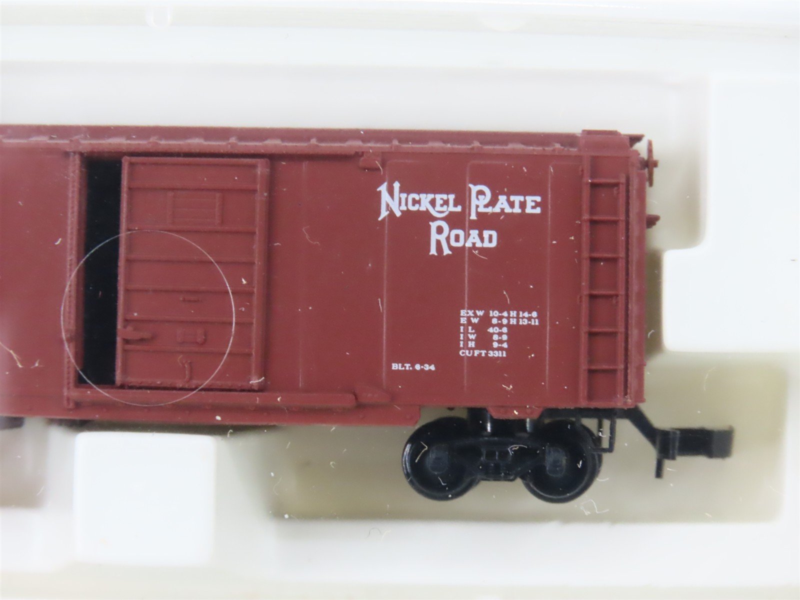 Z Scale Micro-Trains MTL 14123 NKP Nickel Plate Road 40' Box Car #13456 - SEALED
