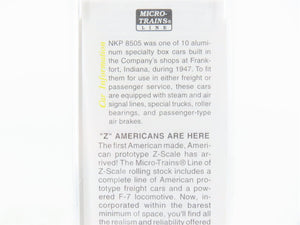 Z Scale Micro-Trains MTL 14122 NKP Nickel Plate Road 40' Box Car #8505 - SEALED