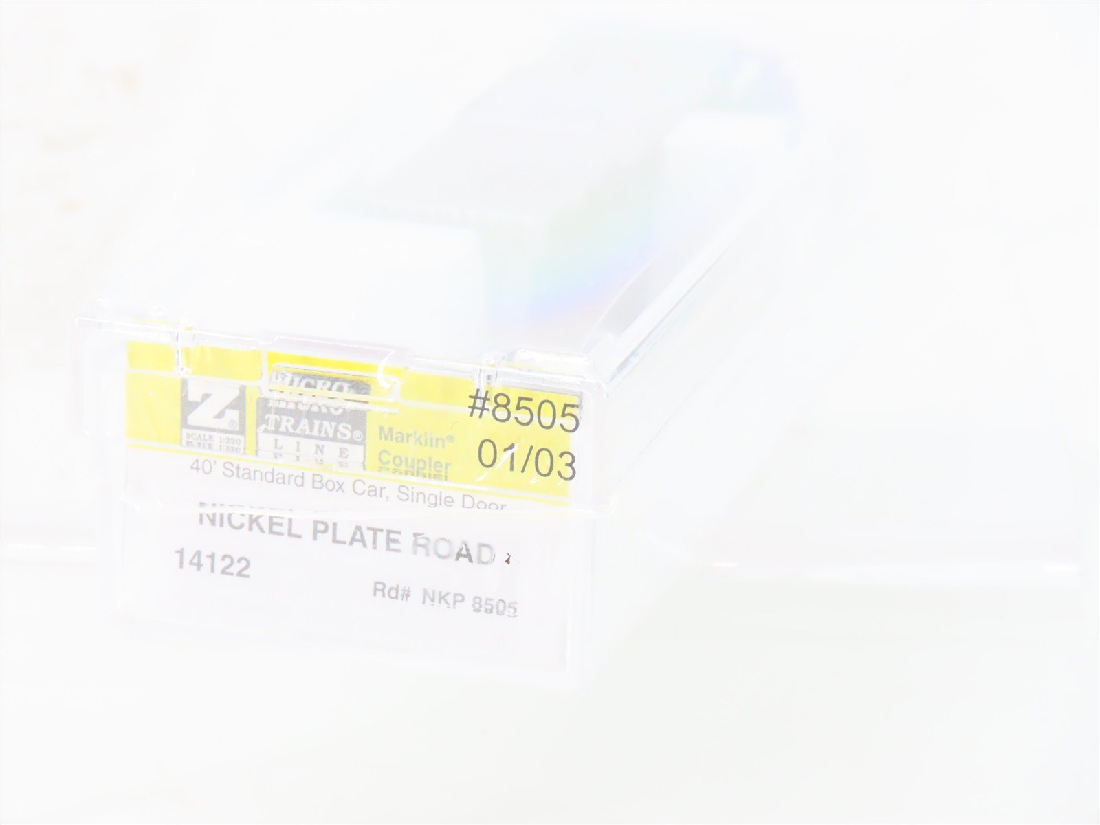 Z Scale Micro-Trains MTL 14122 NKP Nickel Plate Road 40' Box Car #8505 - SEALED