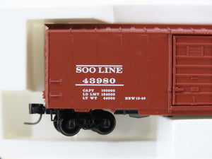 Z Scale Kadee Micro-Trains MTL 14120-2 SOO Line 40' Single Door Box Car #43980