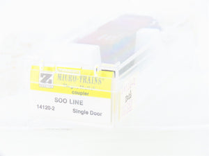 Z Scale Kadee Micro-Trains MTL 14120-2 SOO Line 40' Single Door Box Car #43980