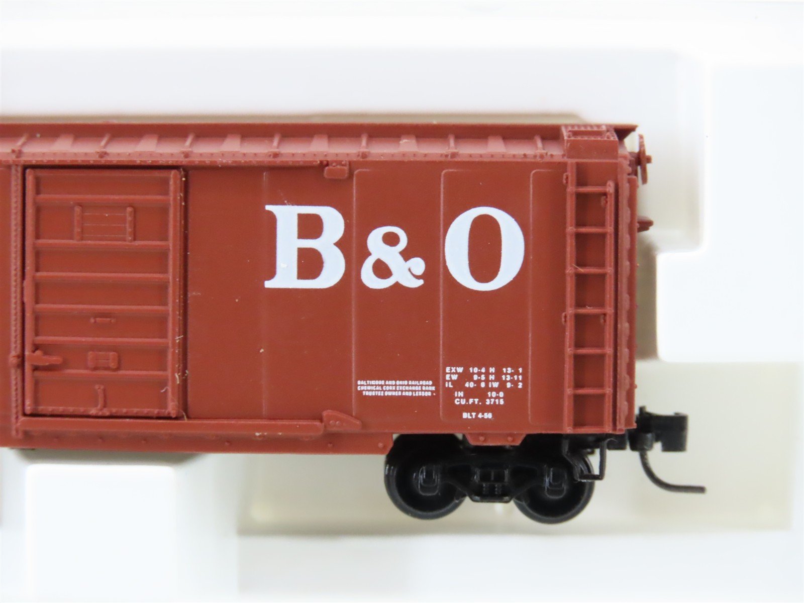 Z Scale Kadee Micro-Trains MTL 14115-2 B&O Baltimore & Ohio 40' Box Car #468599