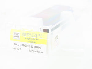 Z Scale Kadee Micro-Trains MTL 14115-2 B&O Baltimore & Ohio 40' Box Car #468599