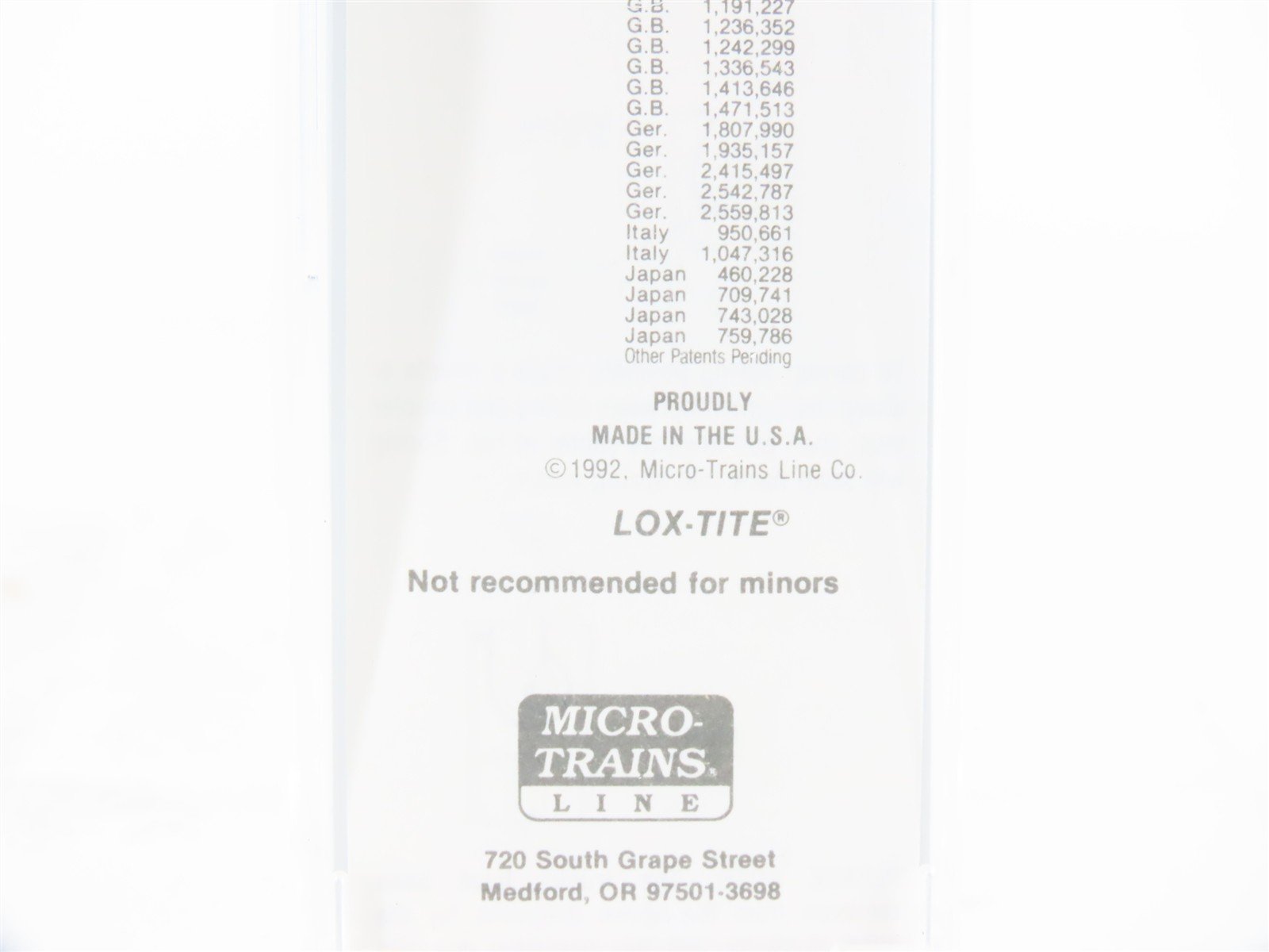 Z Scale Micro-Trains MTL 14114-2 FEC Florida East Coast 40' Box Car #21035