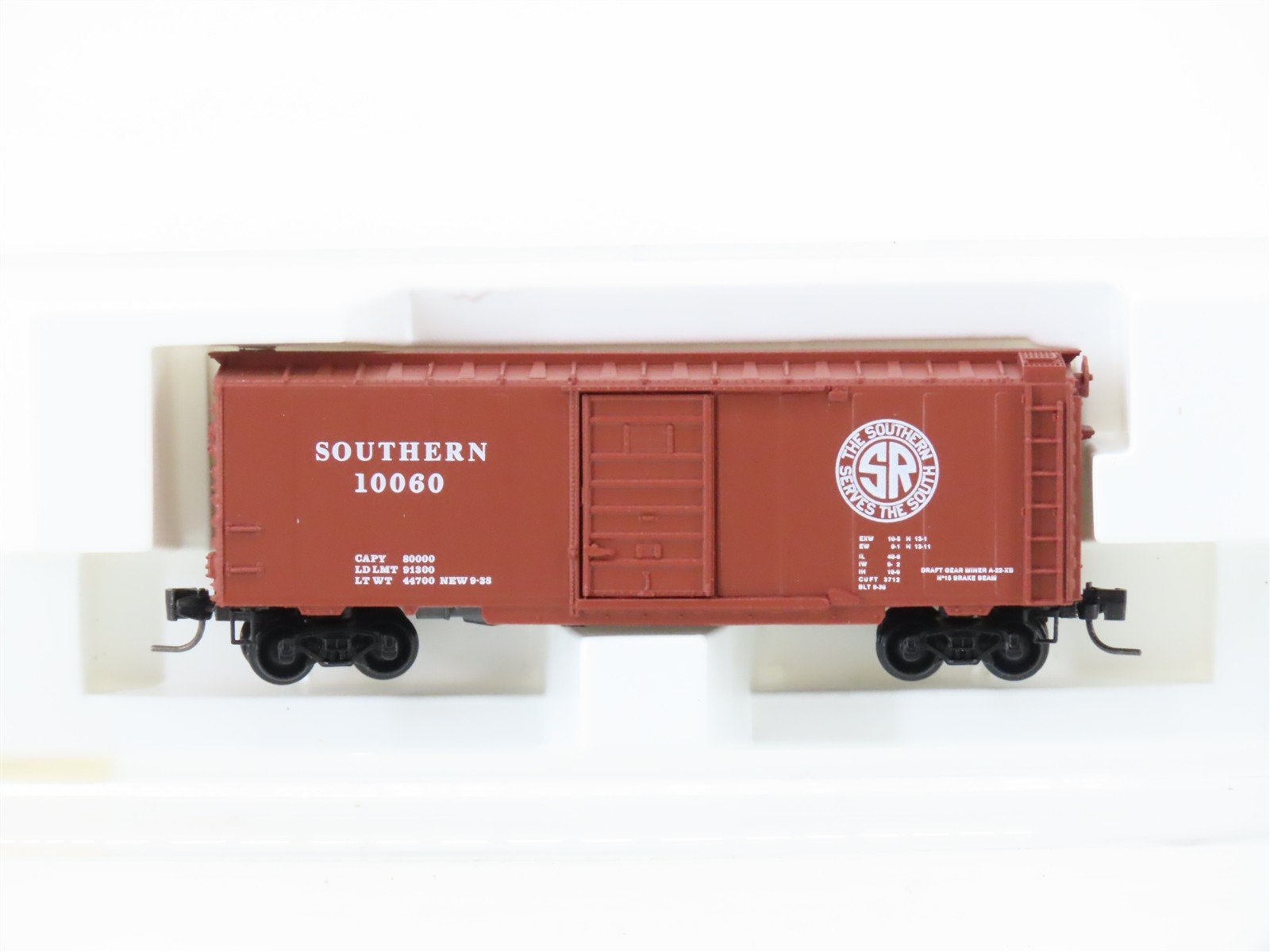 Z Scale Kadee Micro-Trains MTL 14118-2 Southern Railway 40' Box Car #10060