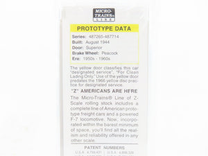 Z Scale Micro-Trains MTL 14119 CN Canadian National Maple Leaf 40' Boxcar 487544