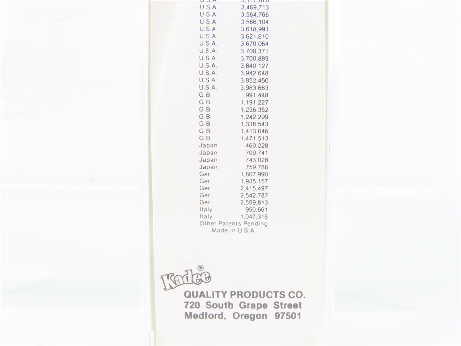 Z Kadee Micro-Trains MTL 14108-2 WP Western Pacific 