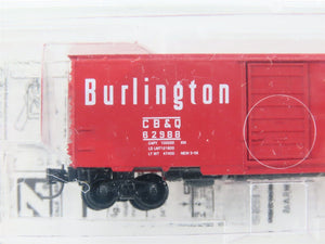 Z Scale Kadee Micro-Trains MTL 14107-2 CB&Q Burlington Route 40' Box Car #62988